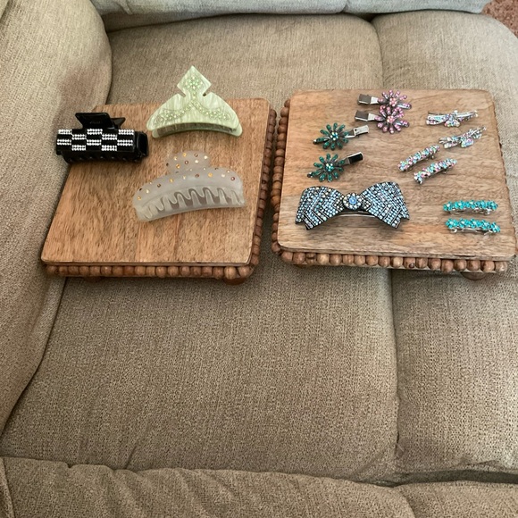 Unique Vintage Other - Vintage Hair Accessories, Rhinestones, Barrettes, banana clips, multicolor